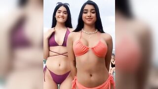 Sexy TikTok Girls: Valeriacarruyo with her friend #1