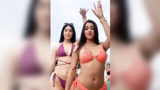 Sexy TikTok Girls: Valeriacarruyo with her friend #4