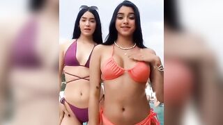 Sexy TikTok Girls: Valeriacarruyo with her friend #2