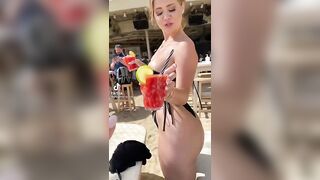 Sexy TikTok Girls: Creeper in the back. #3