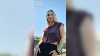 Sexy TikTok Girls: the wind was not my friend Well it is ours. #2