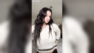 Sexy TikTok Girls: Small ass babe but huge titties! #3