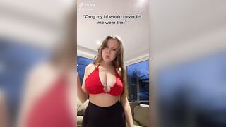 Sexy TikTok Girls: With those titties, I wouldn't want her to wear anything else lol #1