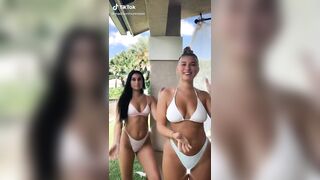 Sexy TikTok Girls: The one in the front for sure.. #2
