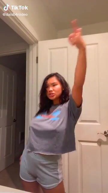 Bouncin' in a crop top