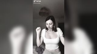 She stops dancing briefly to show off her pussy