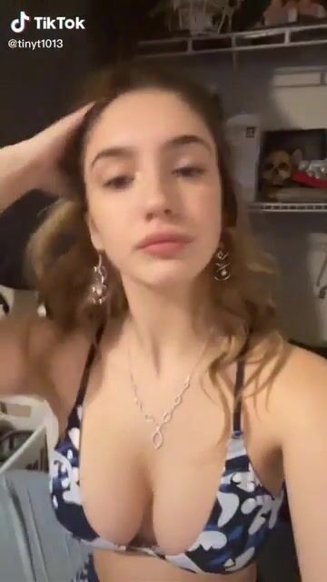 Perfect angle on her fantastic tits