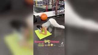 Sexy TikTok Girls: Girls do stuff like this at the gym and get mad when you stare ♥️♥️ #4