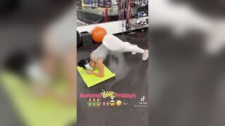 Sexy TikTok Girls: Girls do stuff like this at the gym and get mad when you stare ♥️♥️ #3