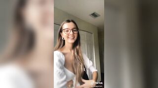 Sexy TikTok Girls: Girls in glasses ♥️♥️ #4