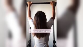 Sexy TikTok Girls: This girl is just doing pull ups with a great ass #3