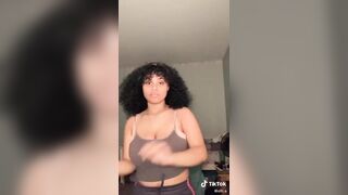 Sexy TikTok Girls: Bouncy jiggling boobs #4