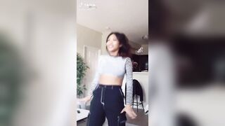 Sexy TikTok Girls: Throwback - bouncy Bra-less champ #2