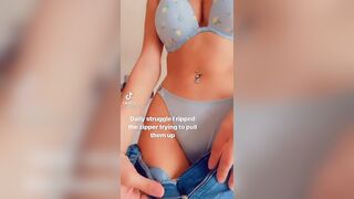 Sexy TikTok Girls: Cramped ♥️♥️ #1