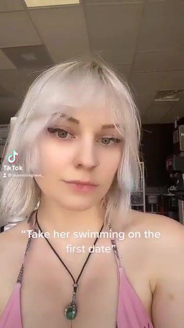 She loves to swim