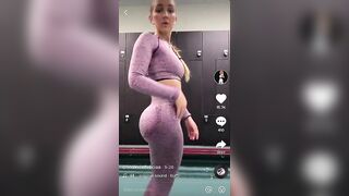 Sexy TikTok Girls: If only we could see those bare cheeks #2