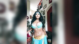 Sexy TikTok Girls: The lamp she blew on had something on it #4