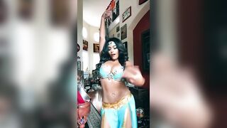 Sexy TikTok Girls: The lamp she blew on had something on it #2