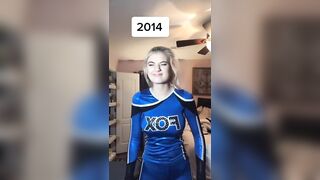 Sexy TikTok Girls: Old cheer outfits #3
