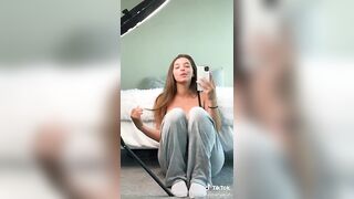 Sexy TikTok Girls: i wanna put my d*ck between them #3