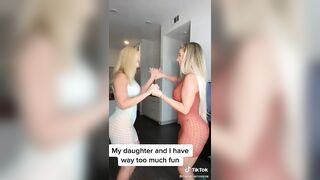 Sexy TikTok Girls: pornstar and her daughter #4