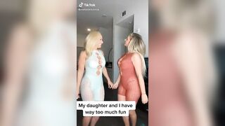 Sexy TikTok Girls: pornstar and her daughter #2