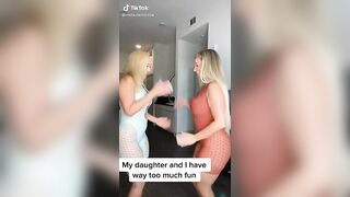 Sexy TikTok Girls: pornstar and her daughter #3