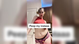 Sexy TikTok Girls: Sarawrcosplay ♥️♥️ kitchen dancing #4