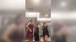 Sexy TikTok Girls: Bathroom shenanigans #1