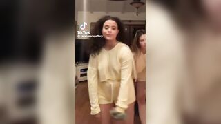 Sarah Jeffery slowed down to see them tits bounce