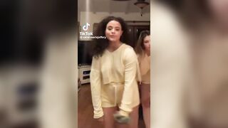 Sexy TikTok Girls: Sarah Jeffery slowed down to see them tits bounce #1