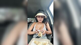 Sexy TikTok Girls: Just eating #2