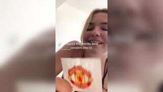 Sexy TikTok Girls: Busty teen is a whore for Red Devils #2