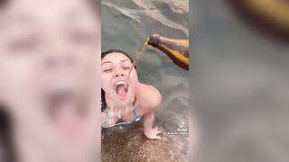 Sexy TikTok Girls: Beach Thot #4