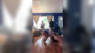 Sexy TikTok Girls: In front of her parents #2