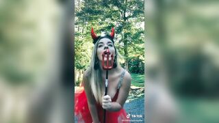 Sexy TikTok Girls: Cant wait for all these slutty Halloween TikThots #3