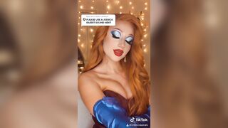 Sexy TikTok Girls: Jessica rabbit performance by @rebeccaseals #4