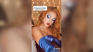 Sexy TikTok Girls: Jessica rabbit performance by @rebeccaseals #2