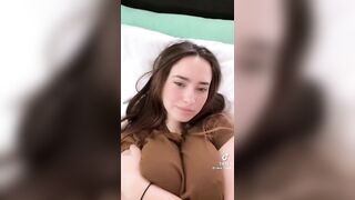 Sexy TikTok Girls: someone should cum on this video #4