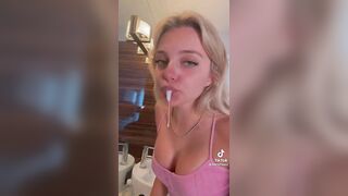 Sexy TikTok Girls: I love to swallow ♥️♥️ #3