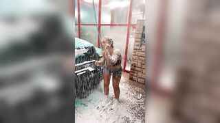 Sexy TikTok Girls: abbyberner car wash trend♥️♥️ #4