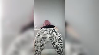 Sexy TikTok Girls: Patterned leggings hit different #3