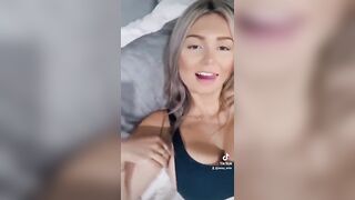 Sexy TikTok Girls: Could I convince you to get in my bed? ♥️♥️ #4