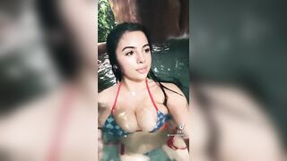 Sexy TikTok Girls: Would you skinny dip w/ her? #4