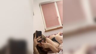 Sexy TikTok Girls: would you slide your cock in my ass? #4