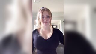 Sexy TikTok Girls: Gods work. Massive. Too busty to hide #2