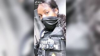 Sexy TikTok Girls: wow miss officer #1