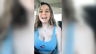 Sexy TikTok Girls: Going over speed bumps #3