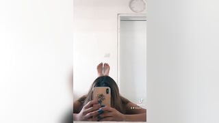 Sexy TikTok Girls: Bare-foot bunny as requested :) #4