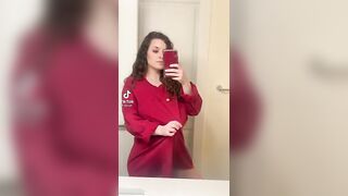 Surprise under the loose shirt